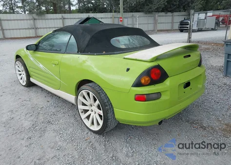 2001 Mitsubishi Eclipse Spyder Gt z USA, uszkodzony, nr VIN 4A3AE55H21E006319